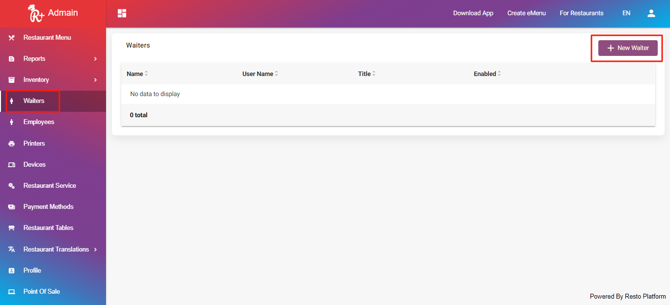 كيفية تصميم منيو إلكتروني على ريستو بلاتفورم